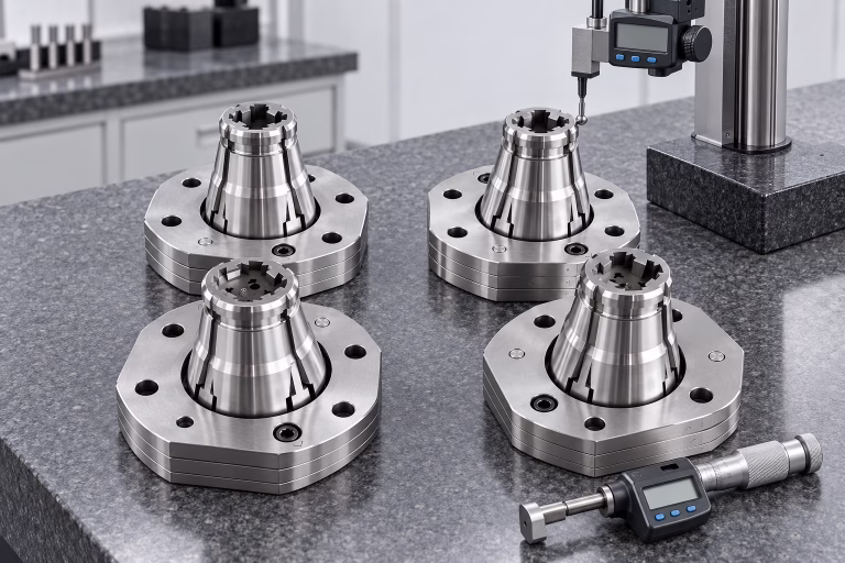 Batch inspection of matched collapsible core components for multi-cavity injection molds